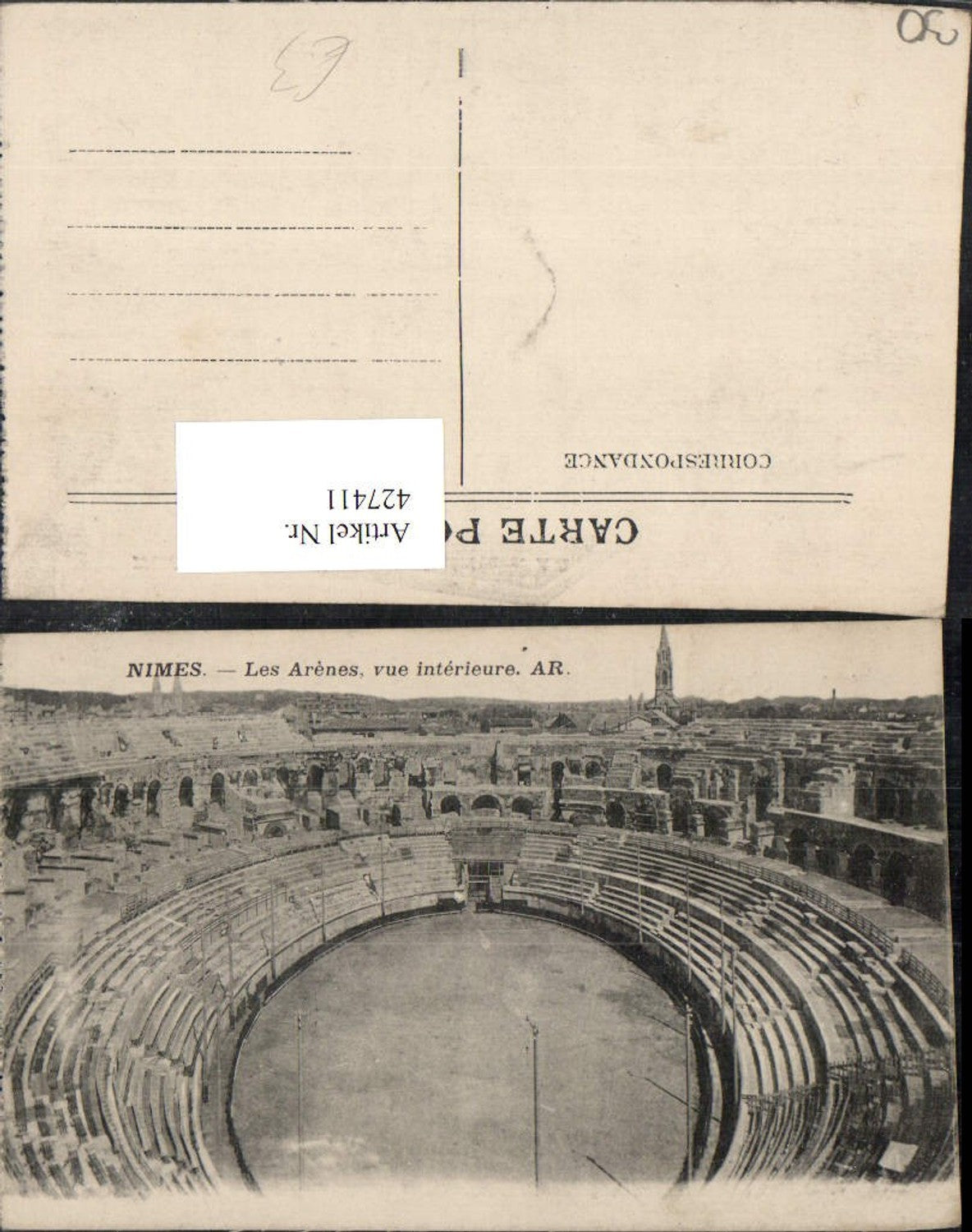 427411,Languedoc-Roussillon Gard Nimes Les Arenes Arena Amphitheater