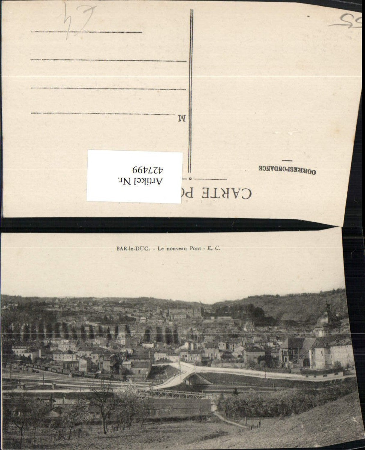 427499,Lothringen Meuse Bar-le-Duc Le nouveau Pont Totale