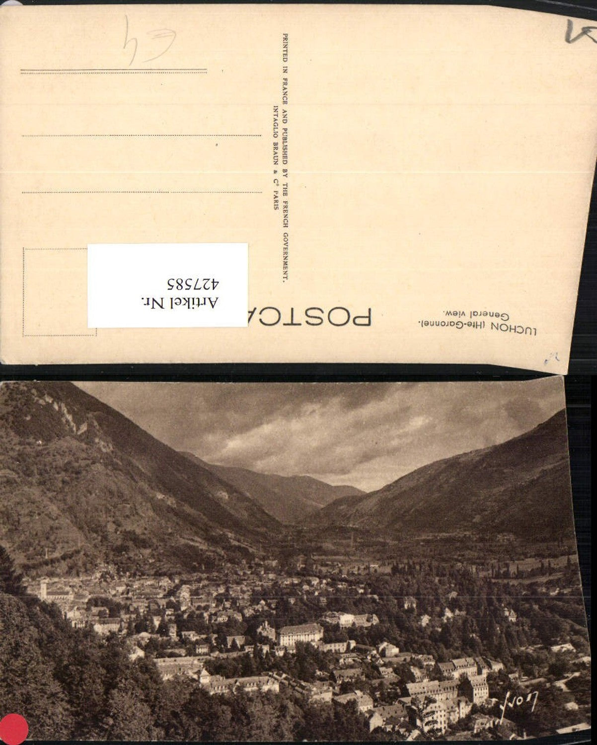 427585,Midi-Pyrenees Haute-Garonne Luchon Totale