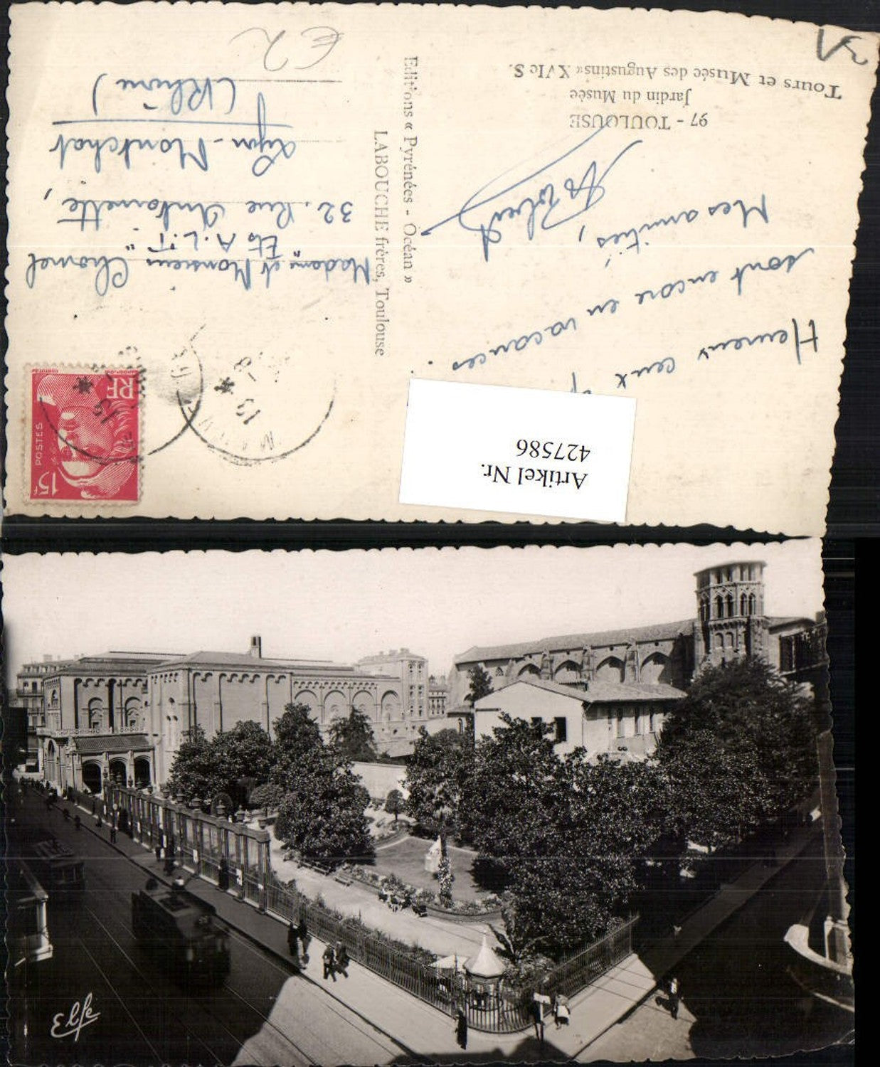 427586,Midi-Pyrenees Haute-Garonne Toulouse Jardin du Musee Tours et Musee Museum