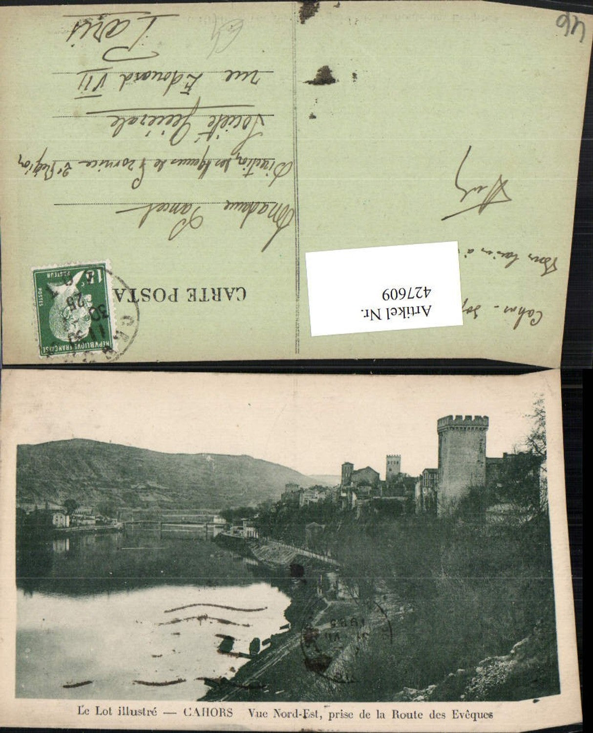 427609,Midi-Pyrenees Lot Cahors Teilansicht Fluss