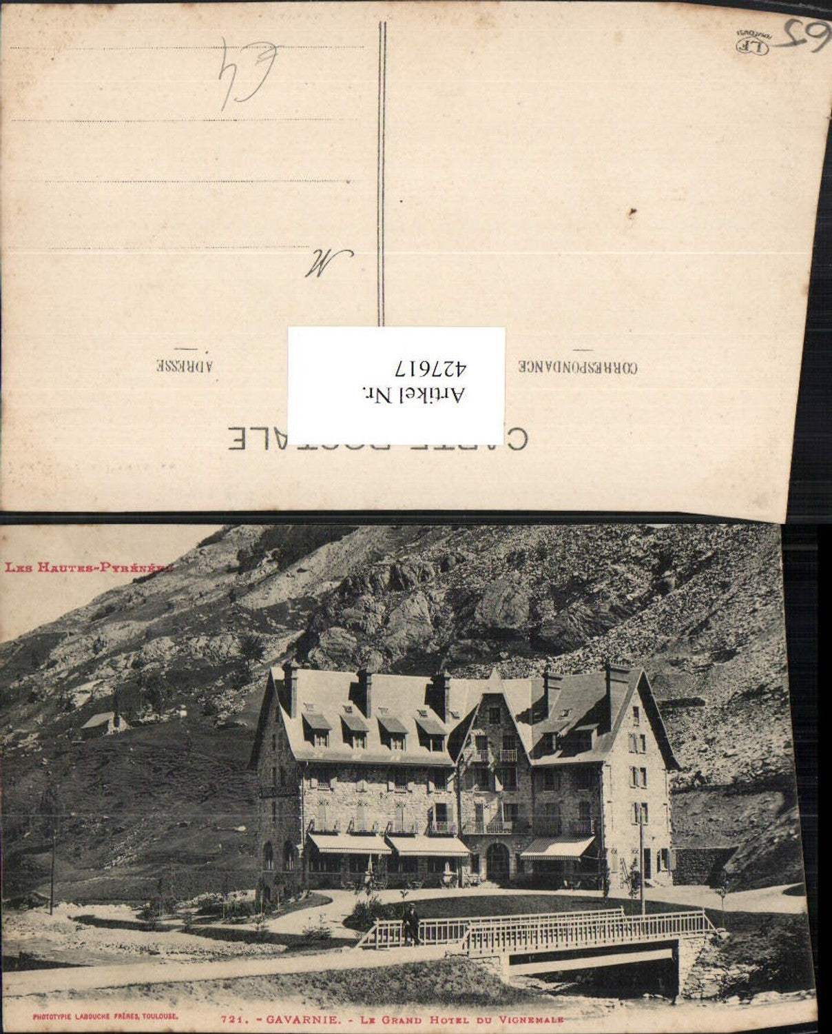 427617,Midi-Pyrenees Hautes-Pyrenees Gavarnie Le Grand Hotel du Vignemale