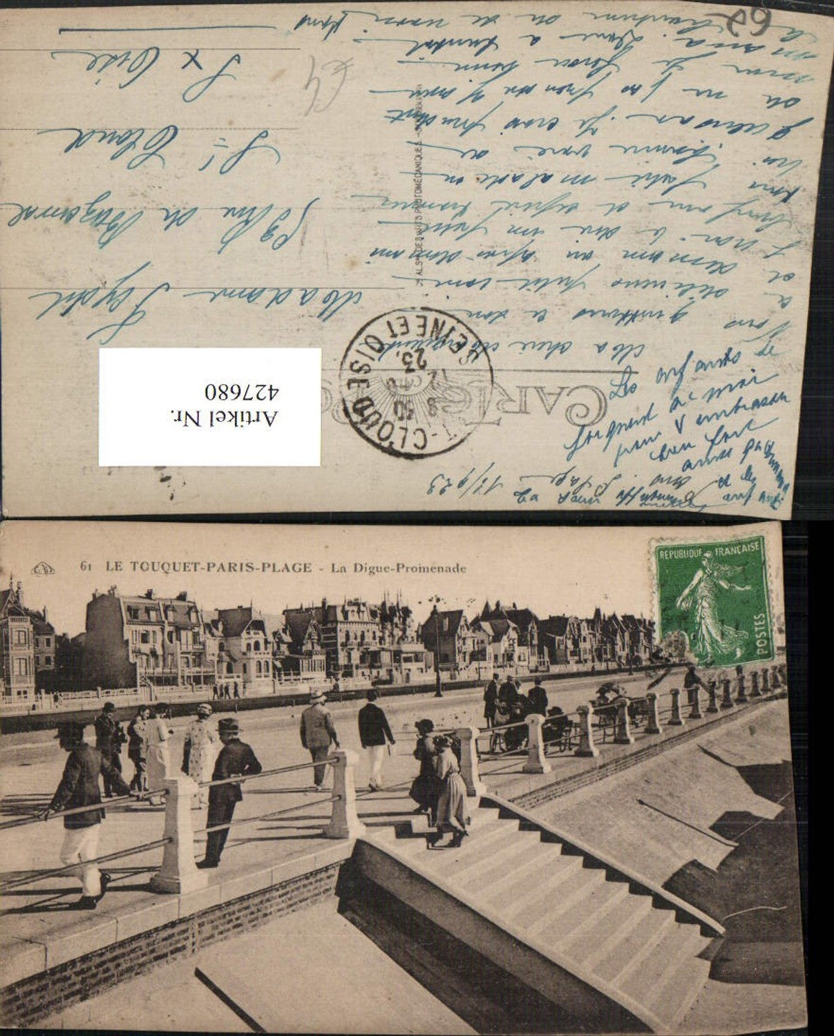 427680,Nord-Pas-de-Calais Pas-de-Calais Touquet-Paris-Plage Digue Promenade