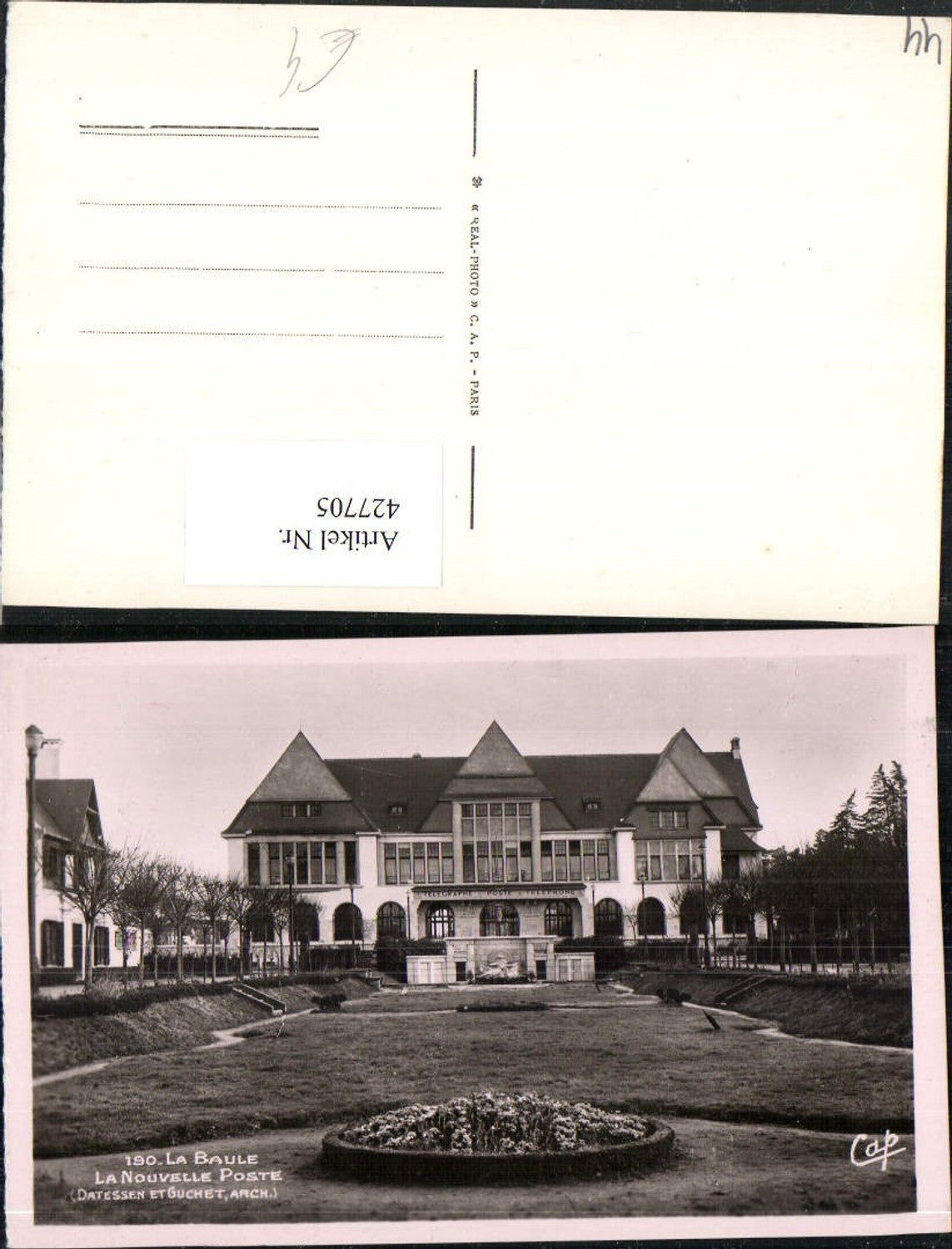 427705,Pays de la Loire Loire-Atlantique La Baule Nouvelle Poste Post Gebäude