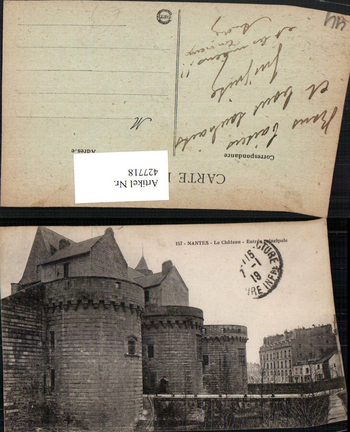 427718,Pays de la Loire Loire-Atlantique Nantes Le Chateau Schloss