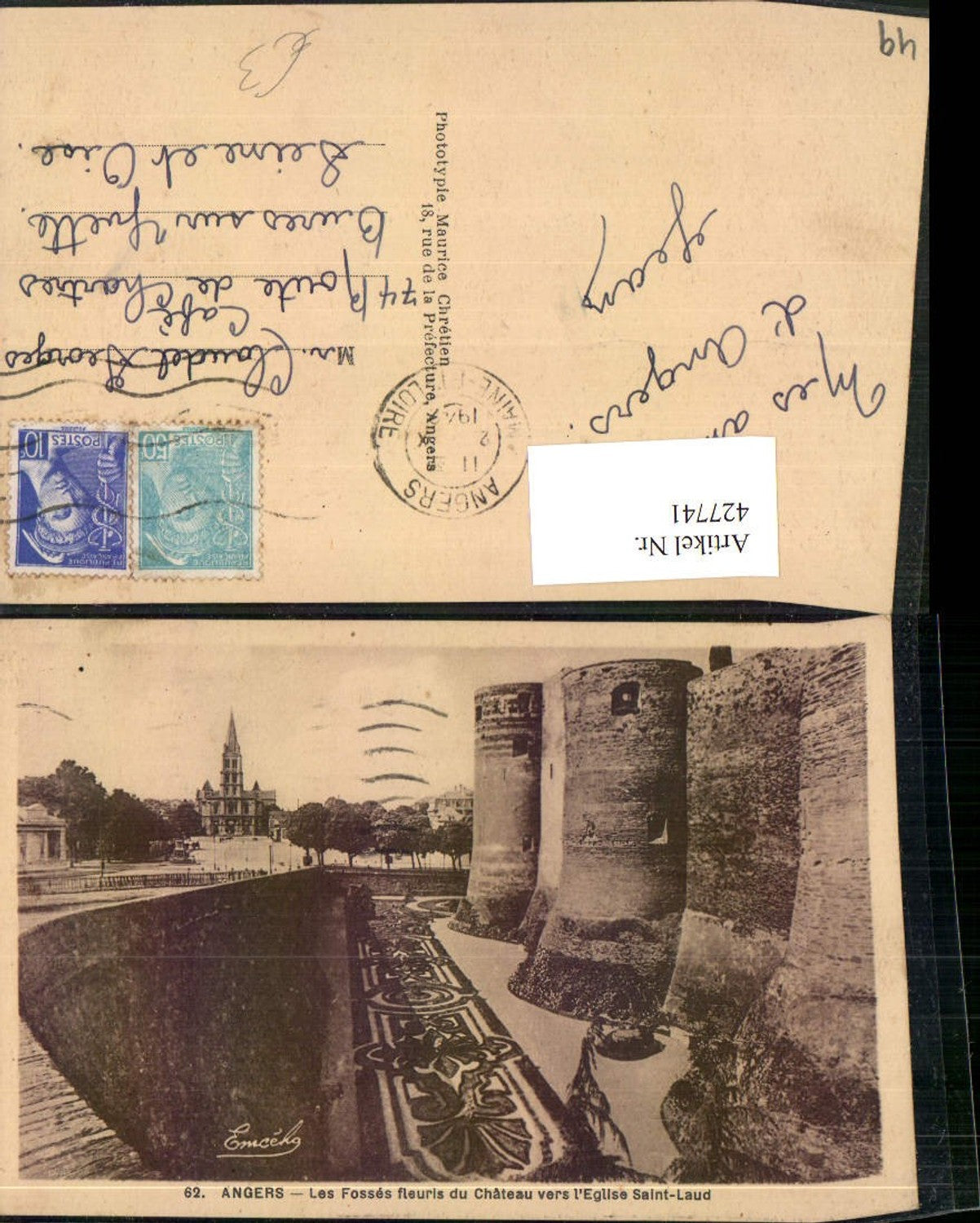 427741,Pays de la Loire Maine-et-Loire Angers Les Fosses fleuris du Chateau Schloss