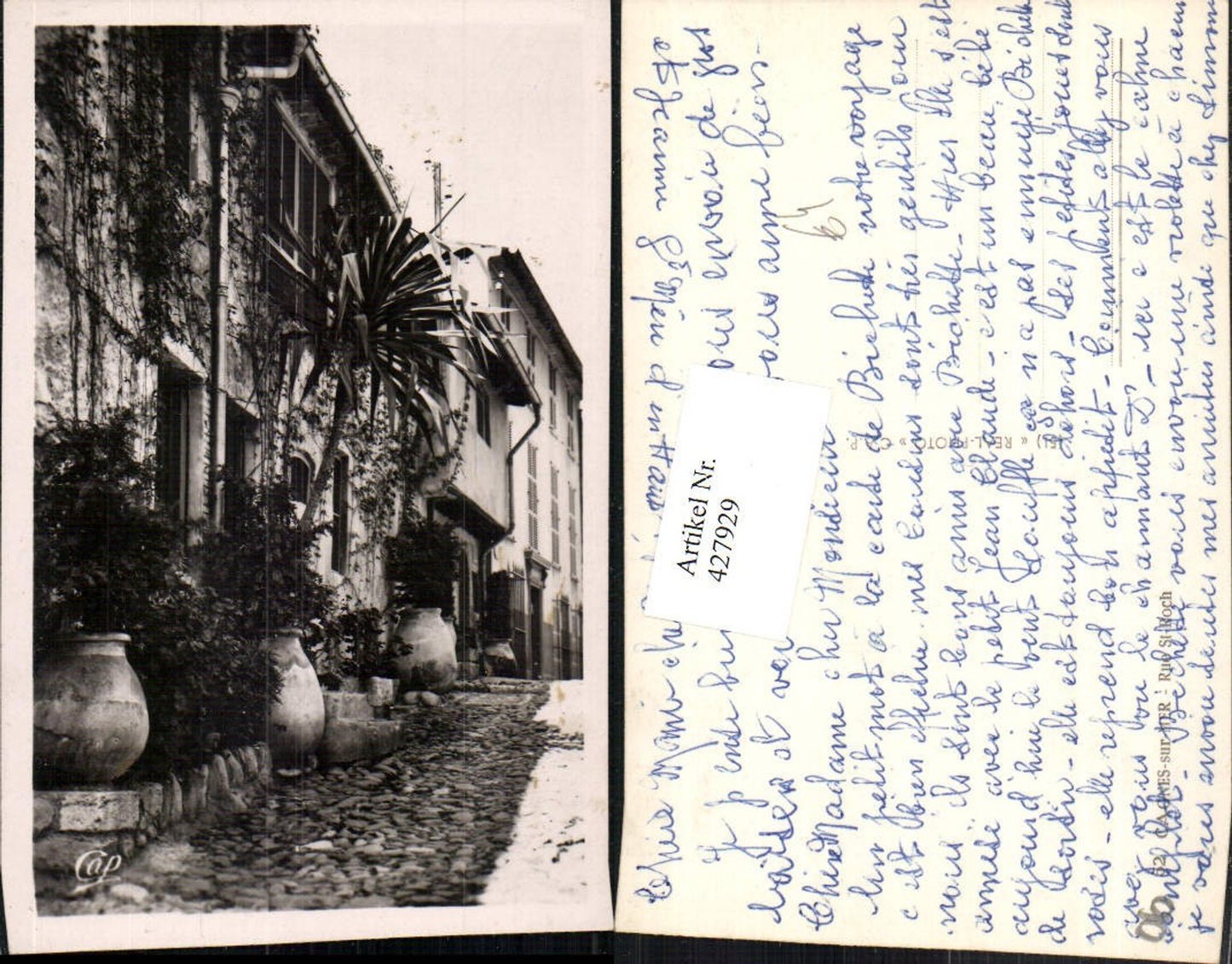 427929,Provence-Alpes-Cote-Azur Alpes-Maritimes Cacnes-sur-Mer Rue St-Roch Gasse
