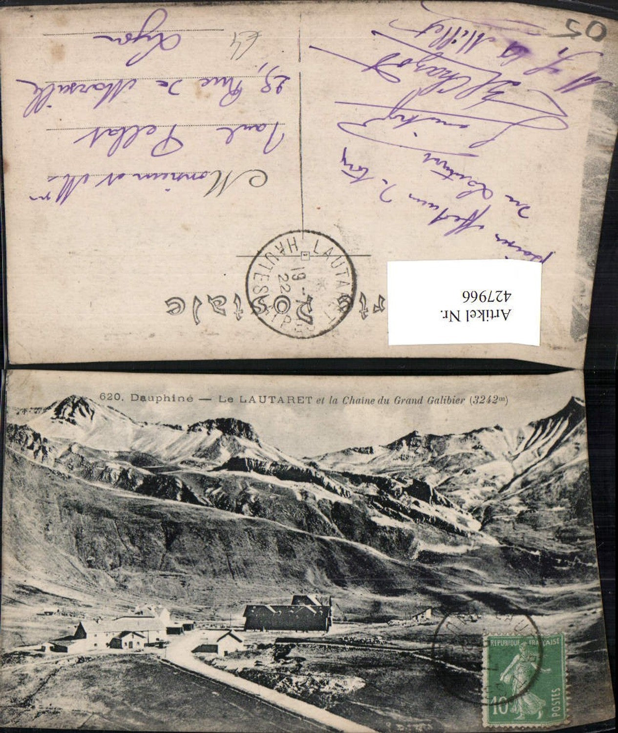 427966,Provence-Alpes-Cote-Azur Hautes-Alpes Lautaret et Grand Galibier Bergkulisse