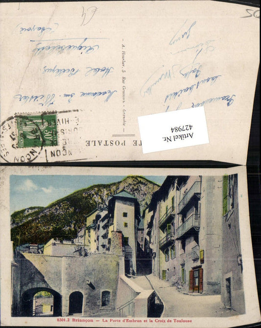 427984,Provence-Alpes-Cote-Azur Hautes-Alpes Briancon Porte Embrun et la Croix de Toulouse