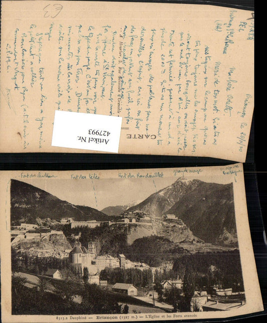 427993,Provence-Alpes-Cote-Azur Hautes-Alpes Briancon L'Eglise et les Forts avences Totale