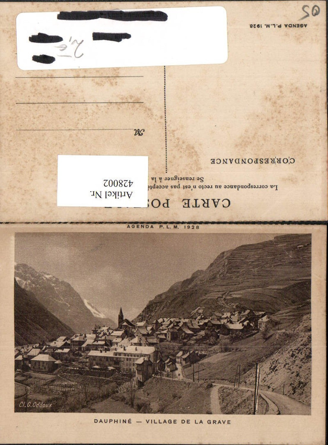 428002,Provence-Alpes-Cote-Azur Hautes-Alpes Village de la Grave Totale