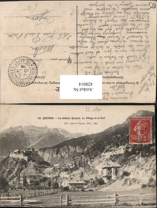 428014,Provence-Alpes-Cote-Azur Hautes-Alpes Queyras Le Chateau et Fort Festung