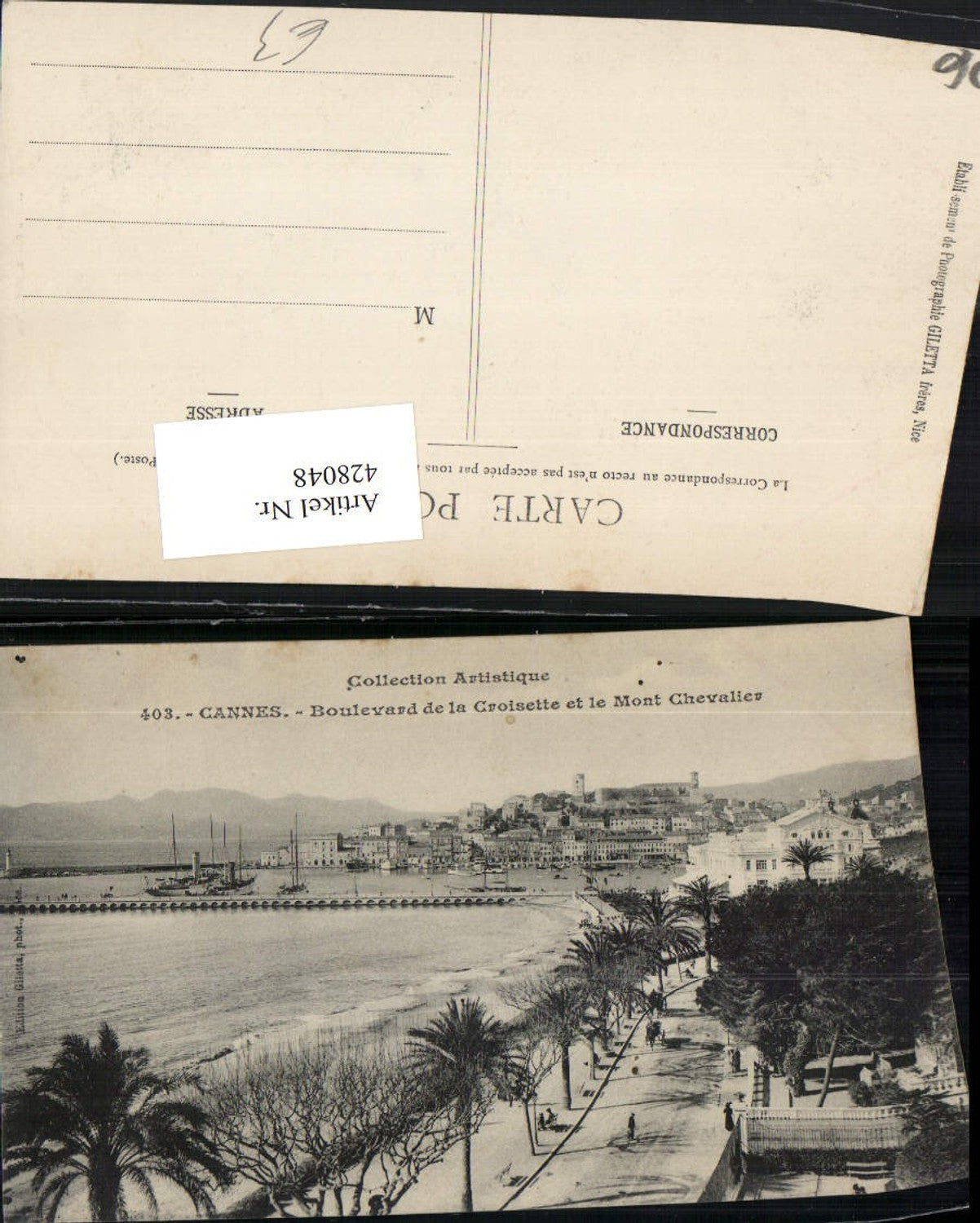 428048,Provence-Alpes-Cote-Azur Alpes-Maritimes Cannes Boulevard de la Croisette