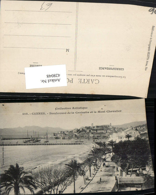 428048,Provence-Alpes-Cote-Azur Alpes-Maritimes Cannes Boulevard de la Croisette