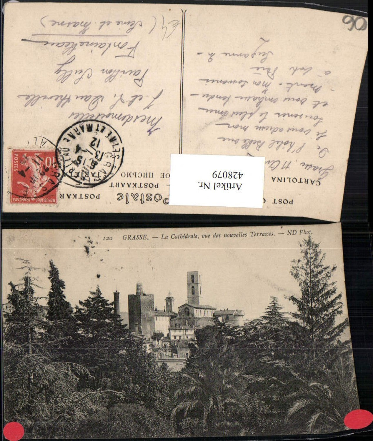 428079,Provence-Alpes-Cote-Azur Alpes-Maritimes Grasse La Cathedrale Kirche