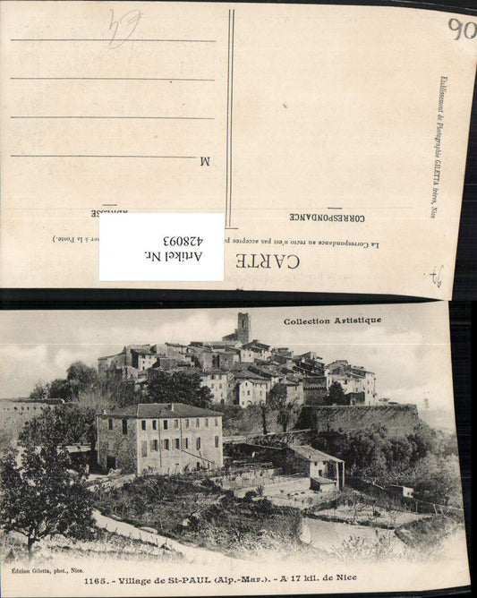 428093,Provence-Alpes-Cote-Azur Alpes-Maritimes Village de St-Paul Totale