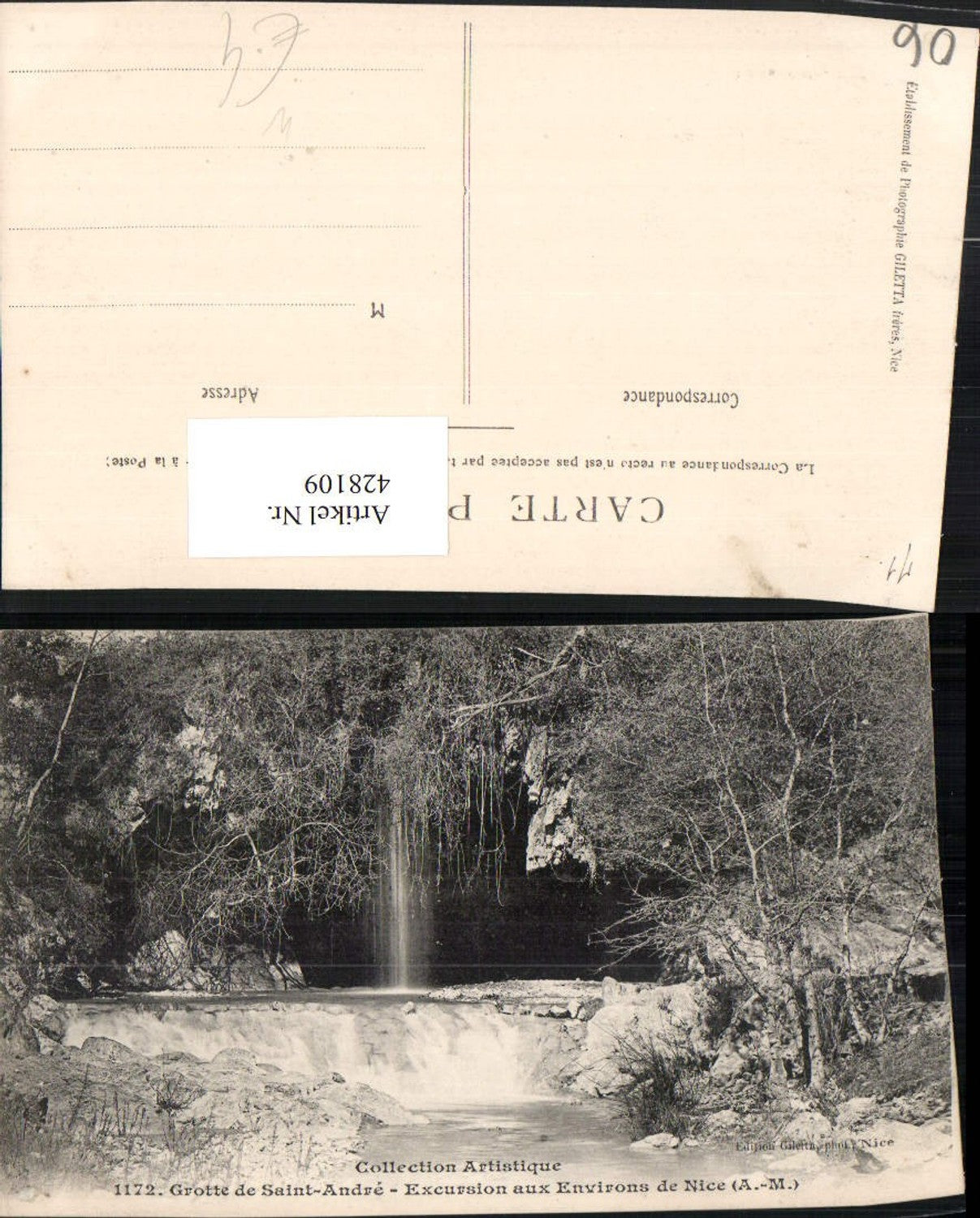 428109,Provence-Alpes-Cote-Azur Alpes Maritimes Nice Nizza Grotte de Saint-Andre