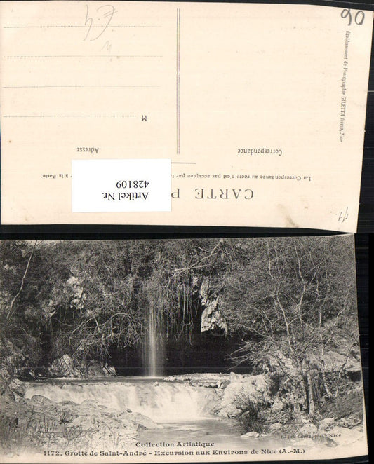 428109,Provence-Alpes-Cote-Azur Alpes Maritimes Nice Nizza Grotte de Saint-Andre