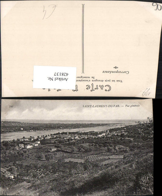 428137,Provence-Alpes-Cote-Azur Alpes Maritimes Saint-Laurent-du-Var Vue generale Totale