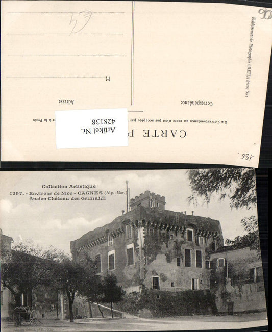 428138,Provence-Alpes-Cote-Azur Alpes Maritimes Nice Nizza Cagnes Chateau Grimaldi Schloss