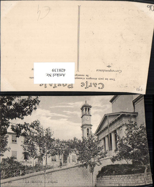 428139,Provence-Alpes-Cote-Azur Alpes Maritimes La Trinite L'Eglise Kirche