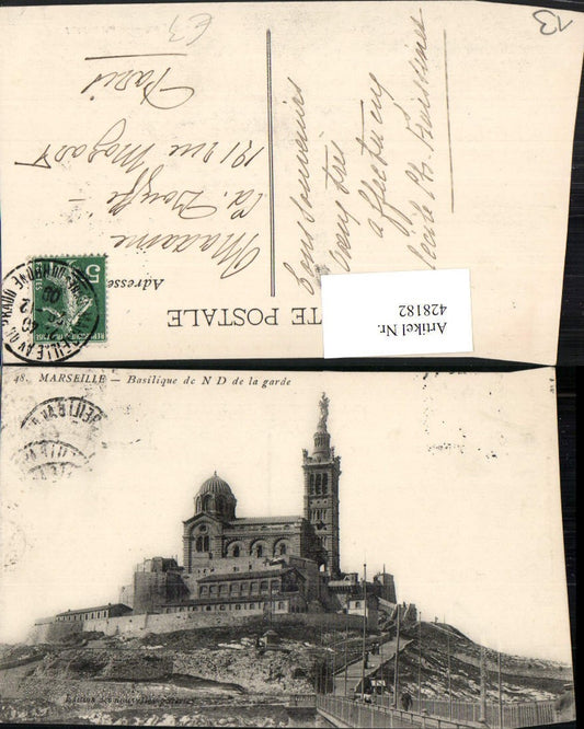 428182,Provence-Alpes-Cote-Azur Bouches-de-Rhone Marseille Basilique de Notre-Dame Kirche