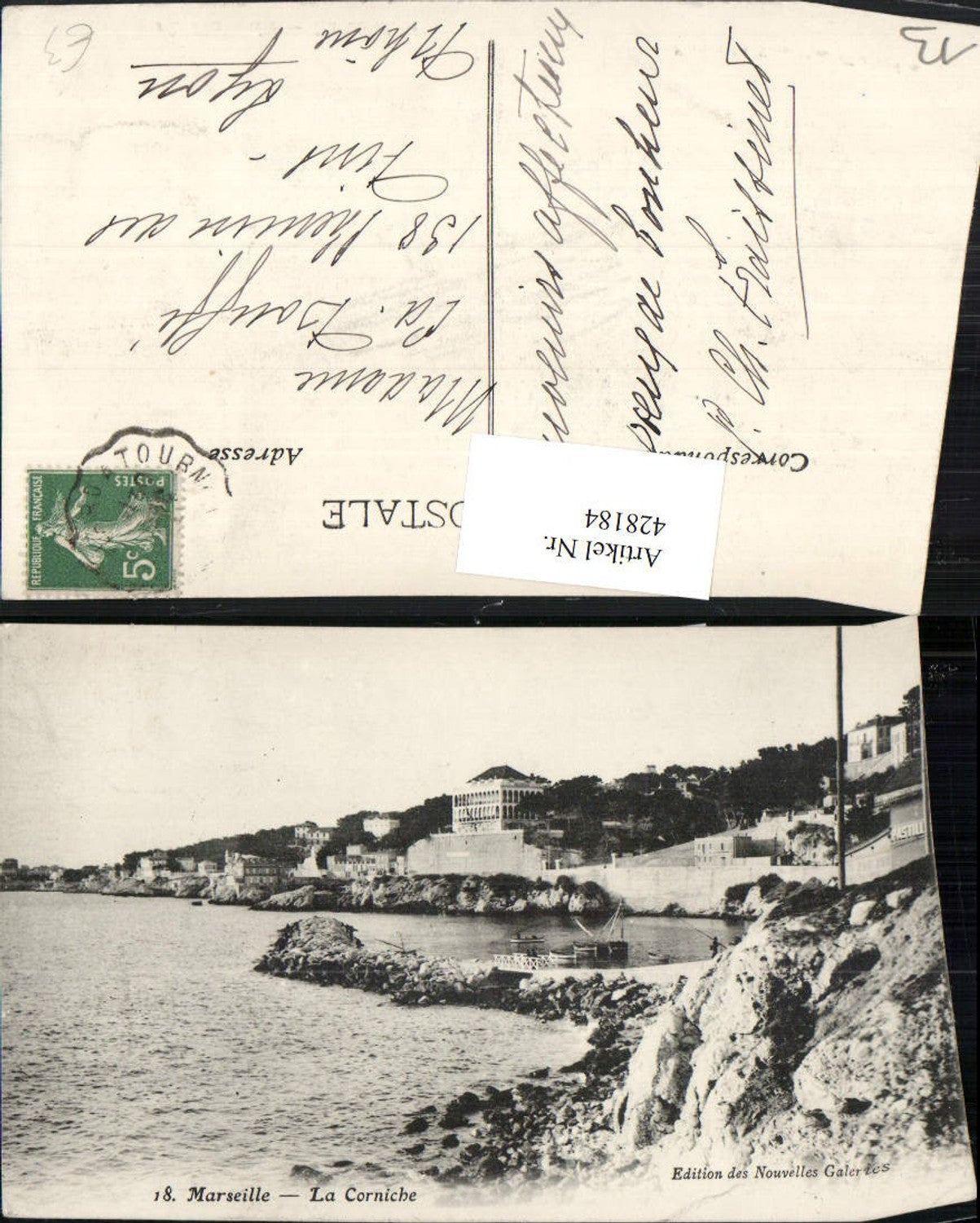 428184,Provence-Alpes-Cote-Azur Bouches-de-Rhone Marseille La Corniche Küste