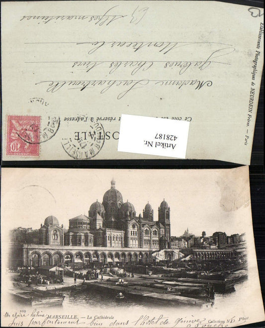 428187,Provence-Alpes-Cote-Azur Bouches-de-Rhone Marseille La Cathedrale Kirche