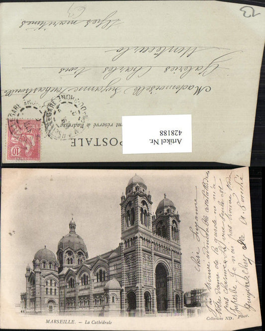 428188,Provence-Alpes-Cote-Azur Bouches-de-Rhone Marseille La Cathedrale Kirche