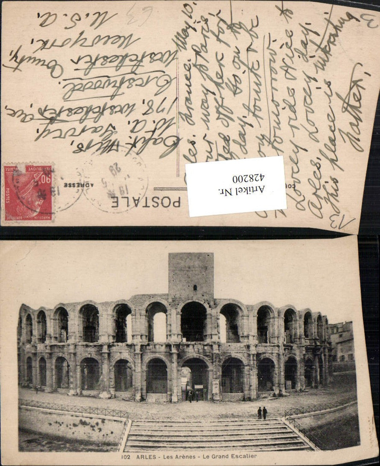 428200,Provence-Alpes-Cote-Azur Bouches-de-Rhone Arles Arenes Grand Escalier Arena