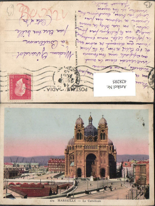 428205,Provence-Alpes-Cote-Azur Bouches-de-Rhone Marseille La Cathedrale Kirche