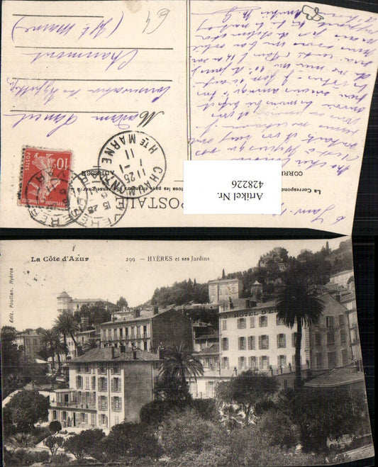 428226,Provence-Alpes-Cote-Azur Var Hyeres et ses Jardins Teilansicht