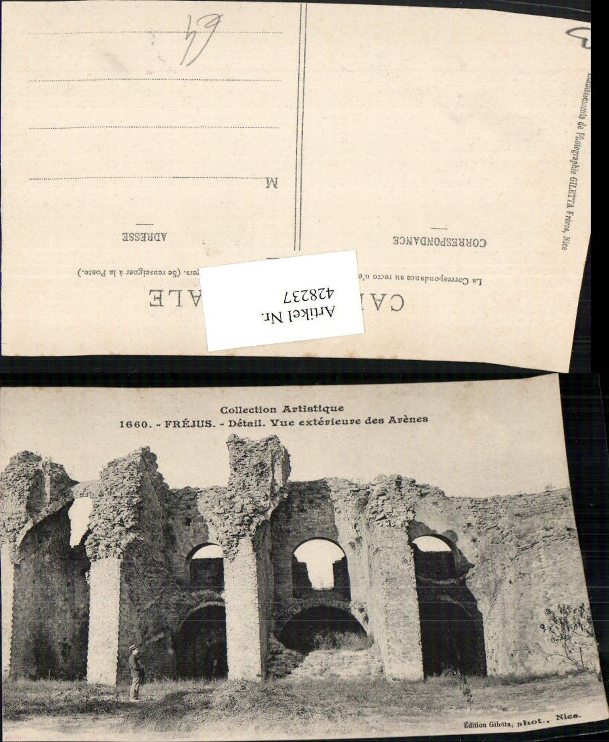 428237,Provence-Alpes-Cote-Azur Var Frejus Arenes Detail Arena Ruine