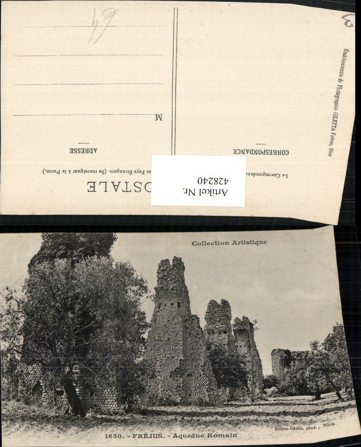 428240,Provence-Alpes-Cote-Azur Var Frejus Aqueduc Romain Aquädukt