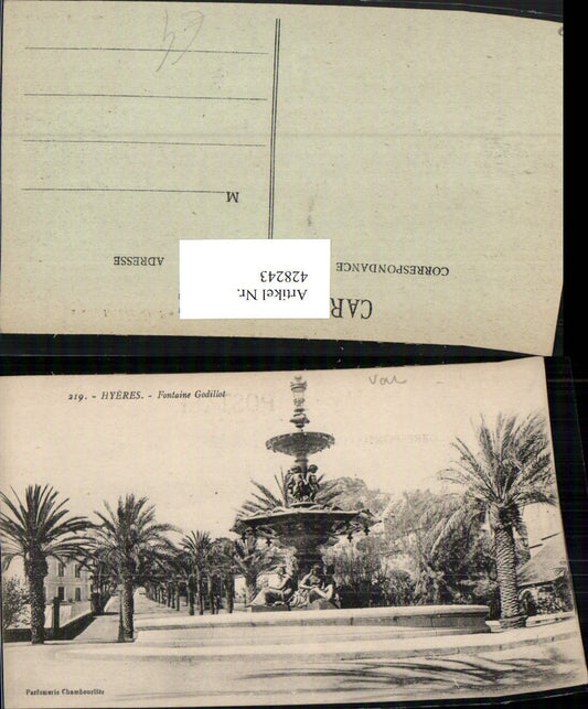 428243,Provence-Alpes-Cote-Azur Var Hyeres Fontaine Godillot Brunnen