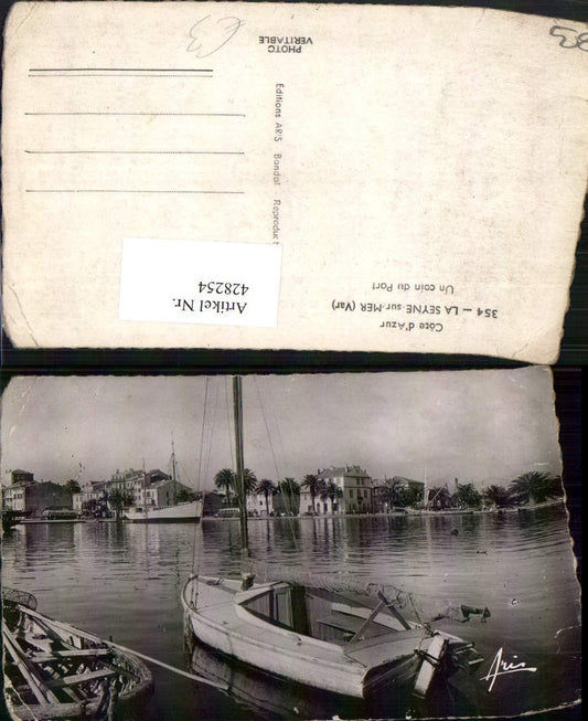 428254,Provence-Alpes-Cote-Azur Var La Seyne-sur-Mer Un coin du Port Hafen Boot