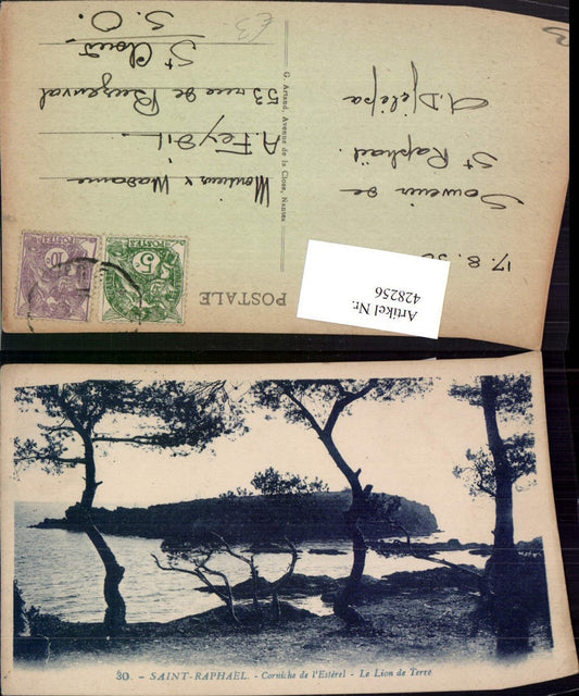 428256,Provence-Alpes-Cote-Azur Var Saint-Raphael Corniche de l'Esterel Le Lion de Terre Küste