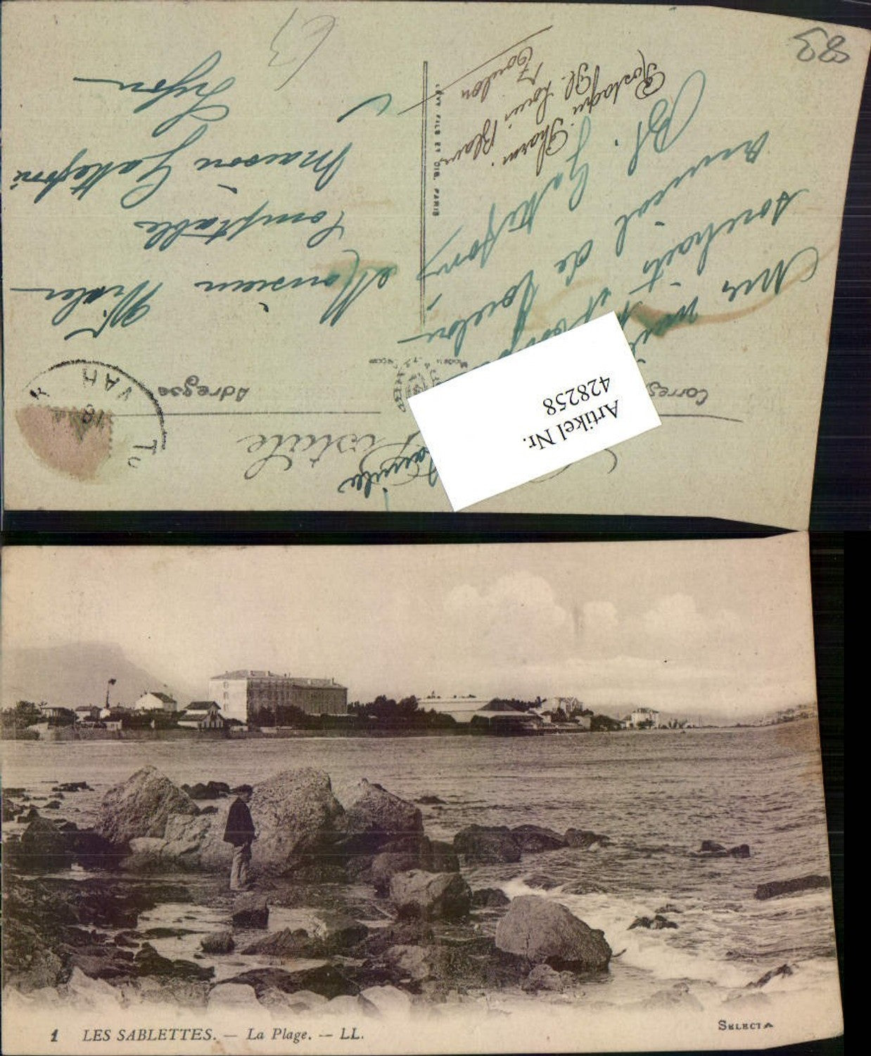 428258,Provence-Alpes-Cote-Azur Var Les Sablettes La Plage Strand Küste