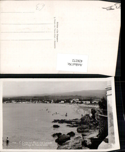 428272,Provence-Alpes-Cote-Azur Var St-Cyr-sur-Mer Les Lecques Plage Strand Küste