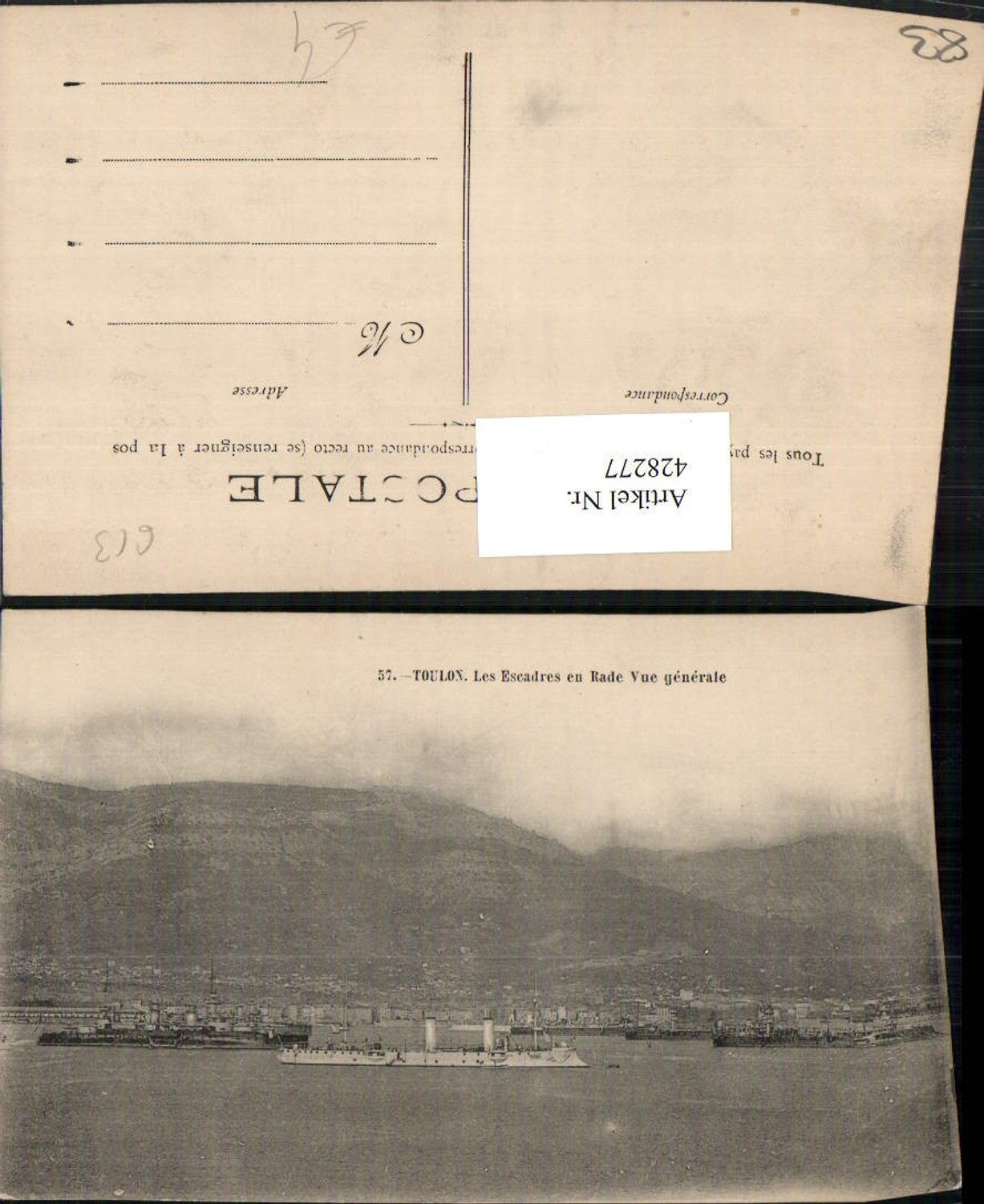 428277,Provence-Alpes-Cote-Azur Var Toulon Les Escadres en Rade Dampfer Schiffe