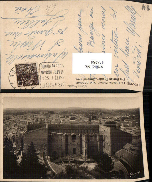 428284,Provence-Alpes-Cote-Azur Vaucluse Orange Le Theatre Romain Amphitheater