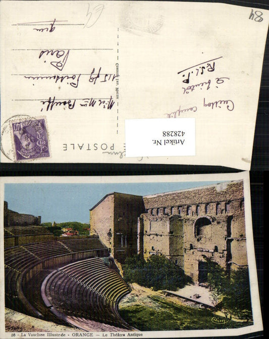 428288,Provence-Alpes-Cote-Azur Vaucluse Orange Le Theatre Antique Amphitheater
