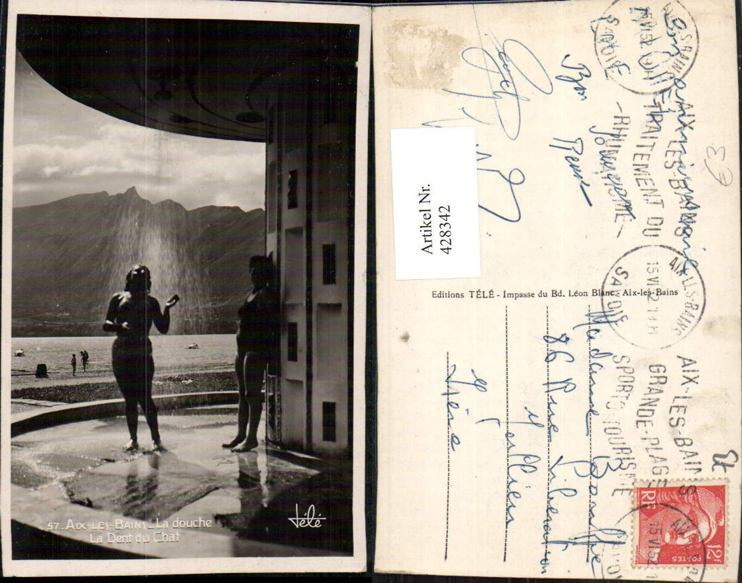 428342,Rhone-Alpes Savoie Aix-les-Bains La douche La Dent du Chat Dusche