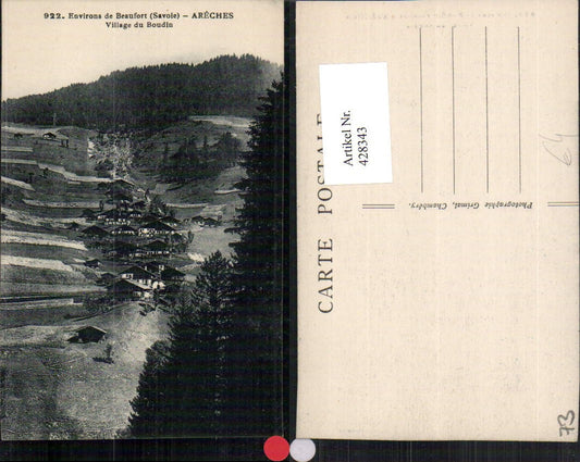428343,Rhone-Alpes Savoie Beaufort Areches Village du Boudin Dorf