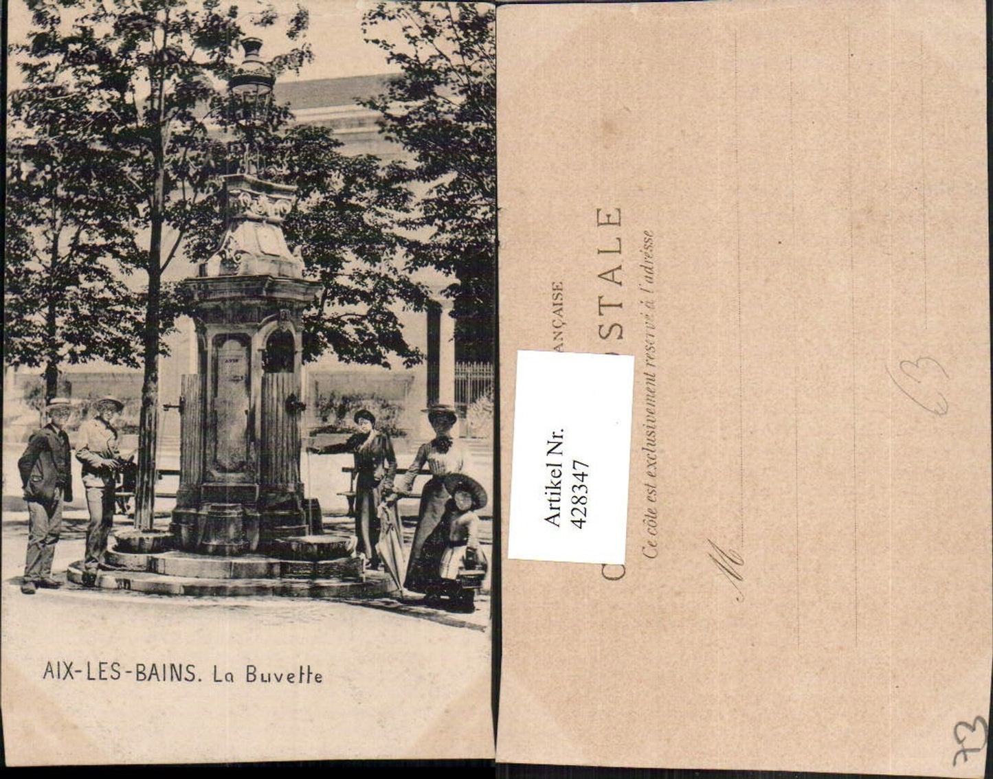 428347,Rhone-Alpes Savoie Aix-les-Bains La Buvette Brunnen