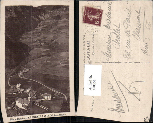 428350,Rhone-Alpes Savoie La Giettaz et le Col des Aravis Totale