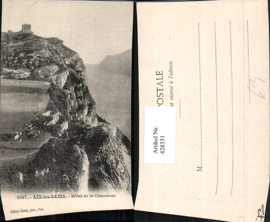 428351,Rhone-Alpes Savoie Aix-les-Bains Hotel de la Chambote