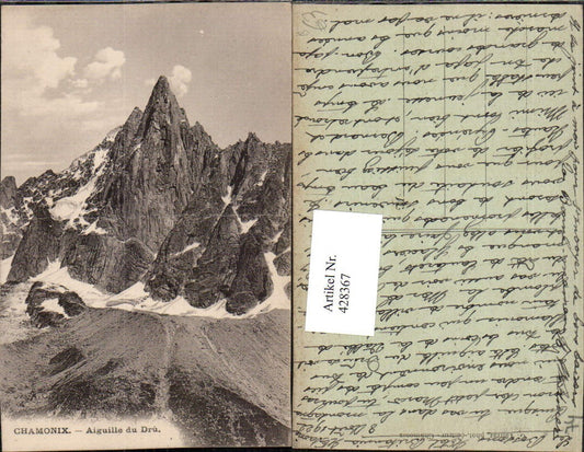 428367,Rhone-Alpes Haute-Savoie Chamonix Aiguille du Dru Bergkulisse