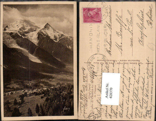 428370,Rhone-Alpes Haute-Savoie Chamonix-Mont-Blanc Totale Bergkulisse