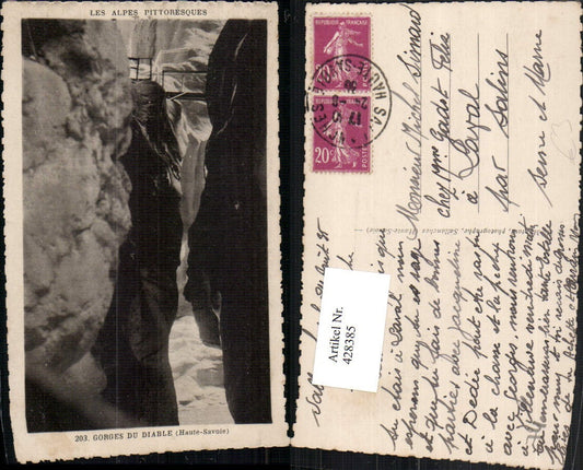 428385,Rhone-Alpes Haute-Savoie Gorges du Diable Schlucht
